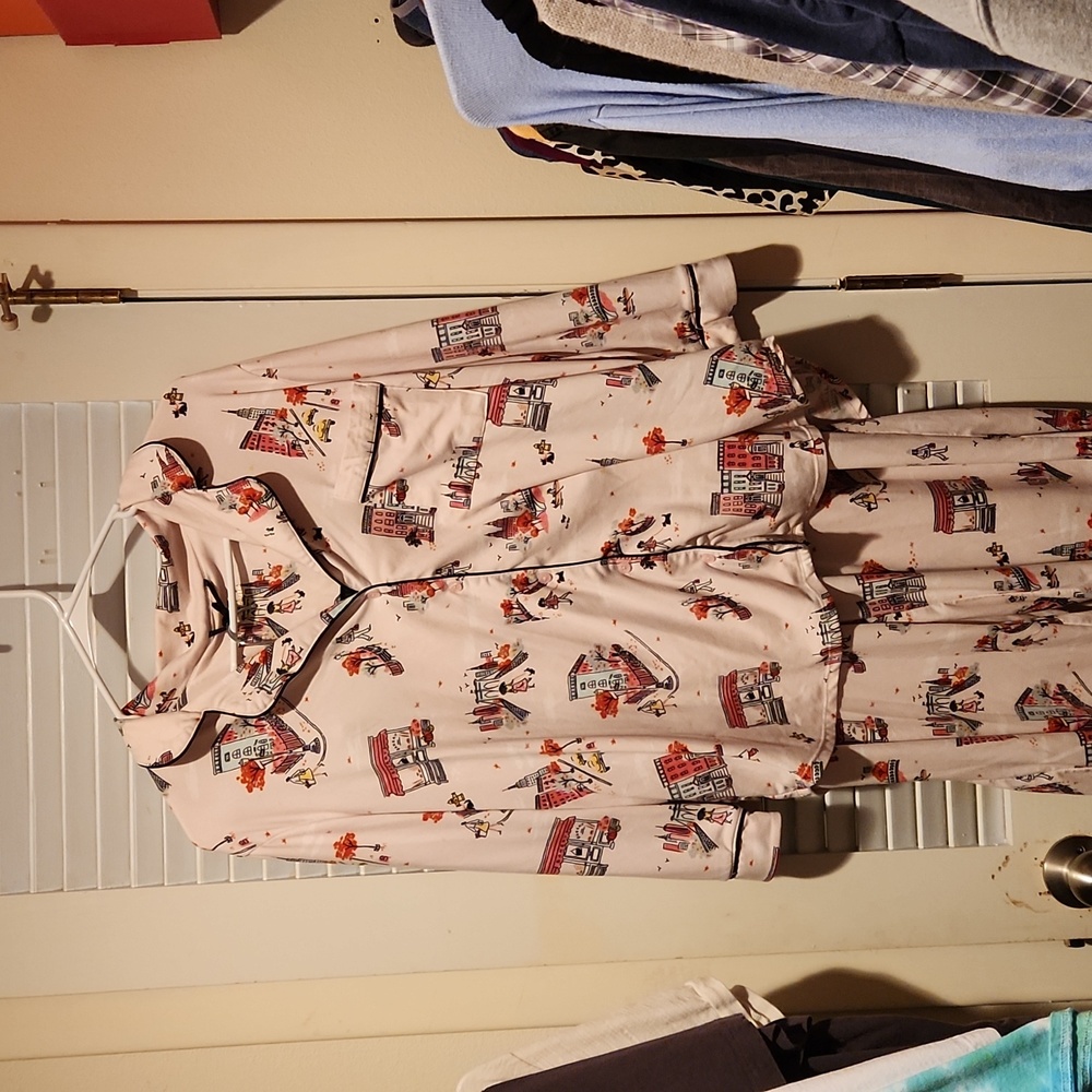 kate spade New York Women's 2 piece Pajamas Set Size XL in NY City Print